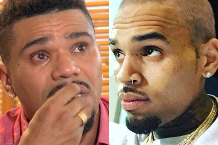 Naldo Benny e Chris Brown - Reprodução: Instagram (Montagem: Área VIP) Naldo Benny e Chris Brown - Reprodução: Instagram (Montagem: Área VIP)