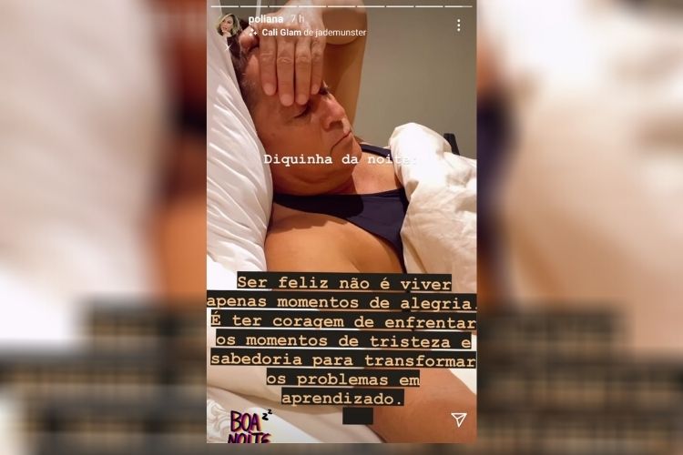 A foto compartilhada pela jornalista e empresária Poliana Rocha, através de suas redes sociais - Reprodução: Instagram (Montagem: Área VIP) A foto compartilhada pela jornalista e empresária Poliana Rocha, através de suas redes sociais - Reprodução: Instagram (Montagem: Área VIP)