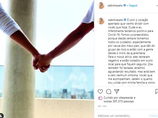 Após testar positivo para Covid-19, Sabrina Sato mostra Zoe em vídeo: ''Mamãe tá dodói'' - Foto: Reprodução/Instagram@sabrinasato