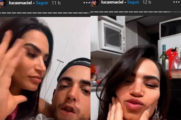 Raissa Barbosa e Lucas Maciel reprodução foto Instagram Stories Raissa Barbosa e Lucas Maciel reprodução foto Instagram Stories
