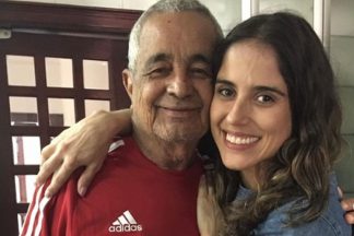 Seu Francisco e Camilla Camargo foto reprodução Instagram