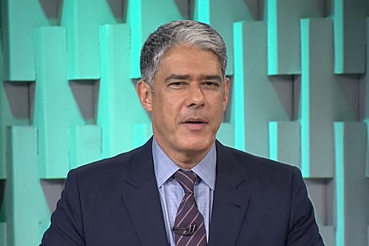 O apresentador William Bonner - Reprodução: TV Globo
