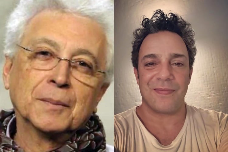 Ex-autor da Globo, Aguinaldo Silva e Marcelo Médici se desentendem na Internet: ''Bosta da tua última novela'' - Foto: Reprodução/Instagram/Montagem Área VIP
