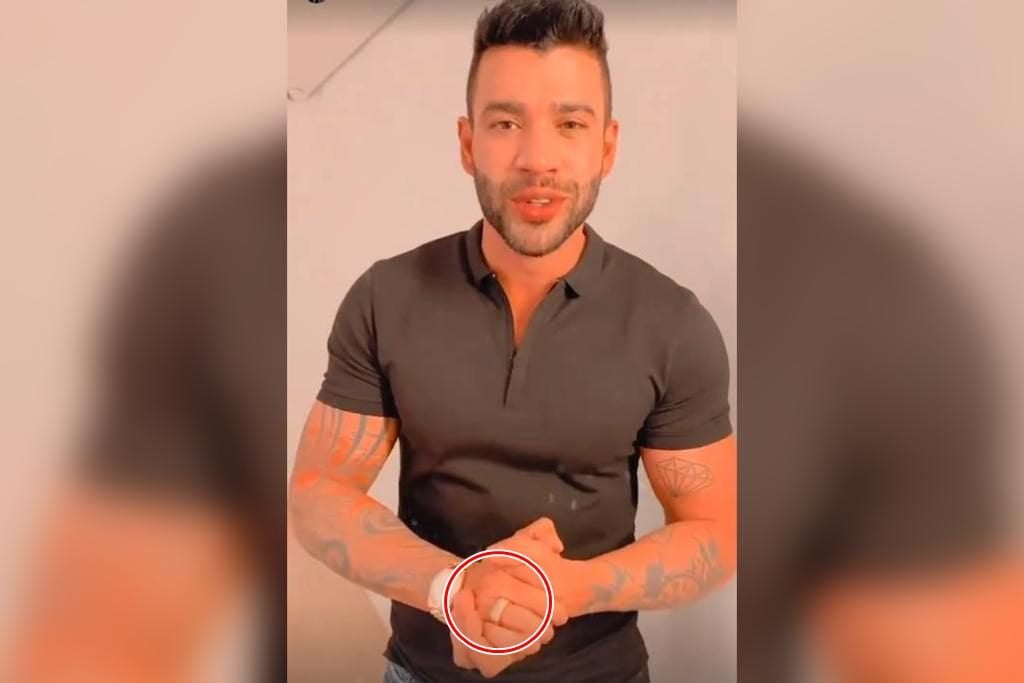 Gusttavo Lima explica “aliança” no dedo após divórcio - Foto: Reprodução/Instagram