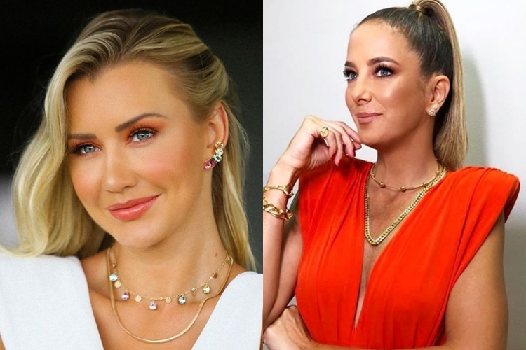 Ana Paula Siebert e Ticiane Pinheiro foto reprodução Instagram montagem Area Vip Ana Paula Siebert e Ticiane Pinheiro foto reprodução Instagram montagem Area Vip