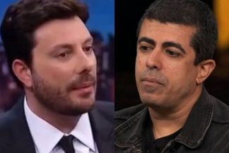 Danilo Gentili e Marcius Melhem - Reprodução: SBT e TV Globo
