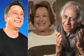 Eduardo Galvão - Nicette Bruno - Flavio Migliaccio (TV Globo/João Miguel Júnior/Selmy Yassuda/Divulgação)