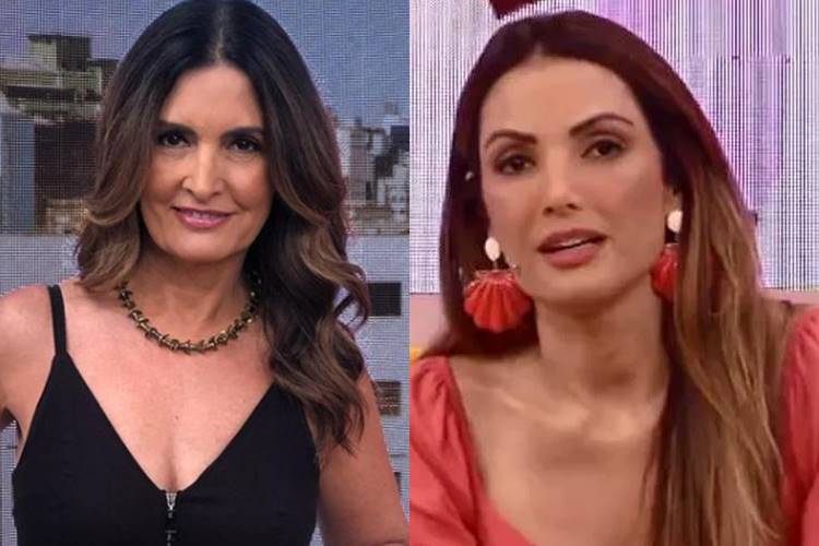 Patrícia Poeta fala de Fátima Bernardes, diagnosticada com câncer, e se emociona ao relembrar caso pessoal - Foto: Reprodução/Globo/Montagem/Área VIP