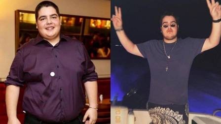 Com 40 kg a menos, filho de Faustão surge após bariátrica, confira! - Foto: Reprodução/Instagram/Montagem