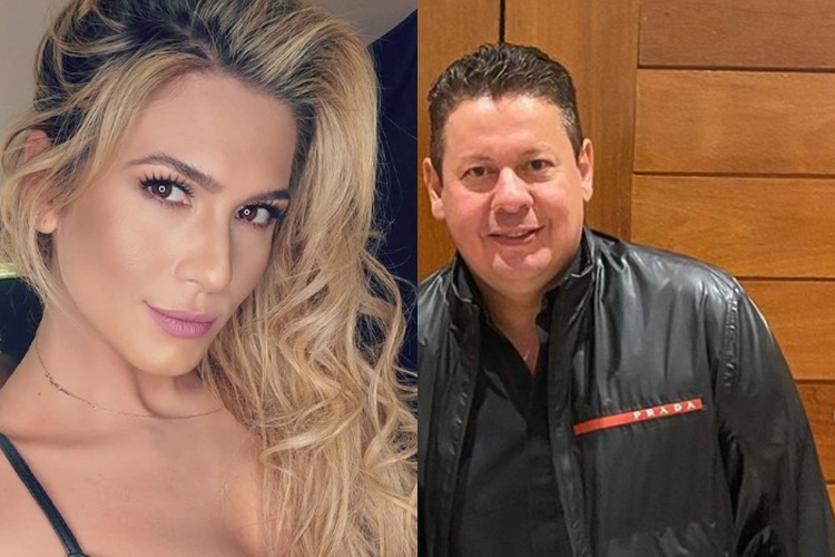Lívia Andrade e Marcos Araújo Apresentadora Lívia Andrade vive romance com empresário de Gusttavo Lima - Foto: Reprodução/Instagram/Montagem Área VIP