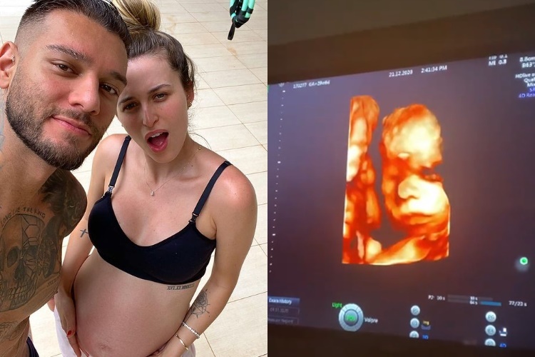 Lucas Lucco mostra vídeo do ultrassom de filho com Lorena Carvalho: ''Bocão'' - Foto: Reprodução/Instagram/Montagem Área VIP