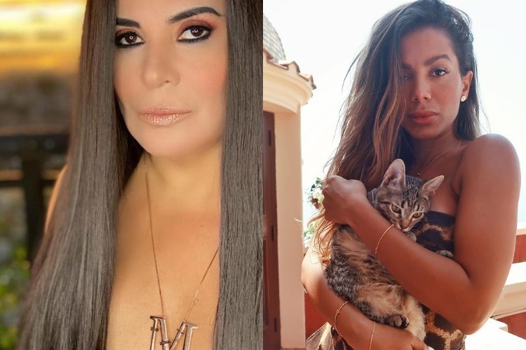 Nas redes sociais, Mara Maravilha dispara contra Anitta: ''Chata pra caramba'' - Foto: Reprodução/Instagram/Montagem Área VIP