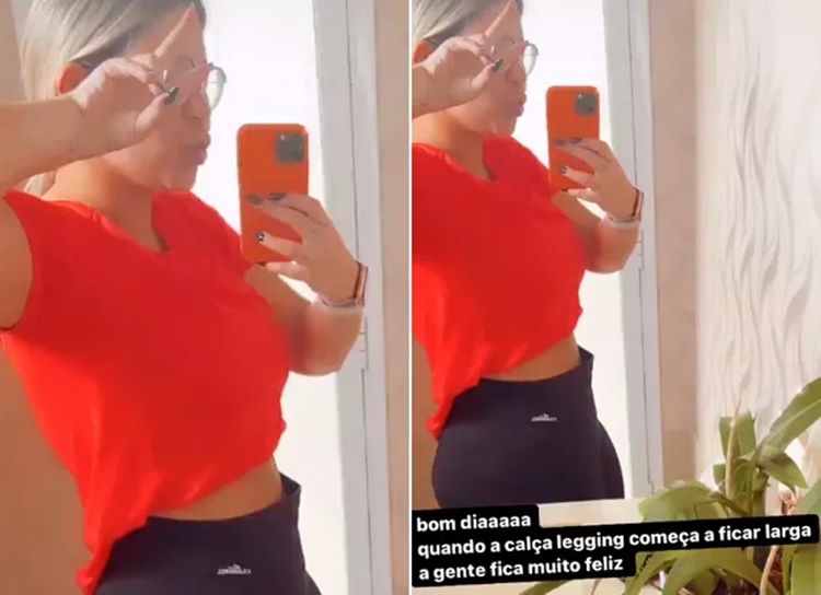 Feliz, Marília Mendonça revela que chegou ao peso que estava antes de engravidar - Foto: Reprodução/Instagram/Montagem