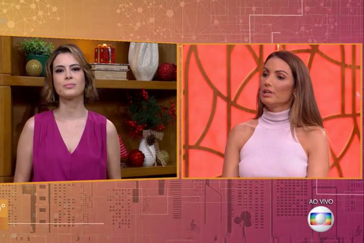Michelle Loreto e Patrícia Poeta/ Reprodução TV Globo