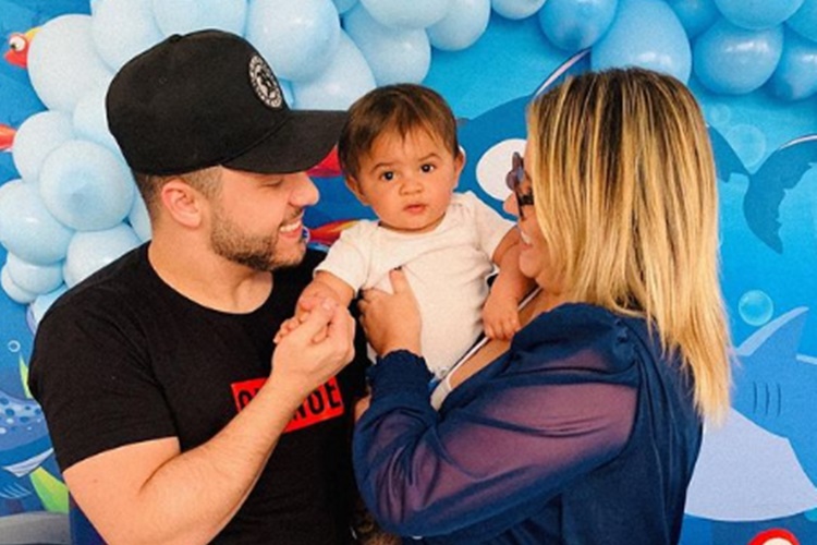 Murilo Huff, Léo e Marília Mendonça Marília Mendonça comemora aniversário do filho: ''Seu primeiro ano de vida ou o nosso primeiro ano de vida'' - Foto: Reprodução/Instagram