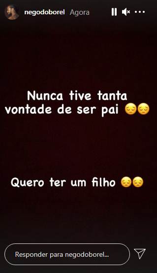 Nego do Borel - stories Instagram