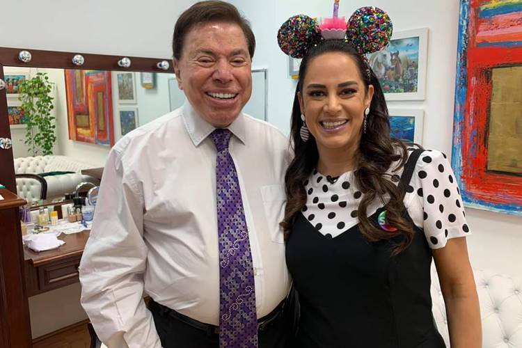 Silvio Santos e Silvia Abravanel/ Instagram