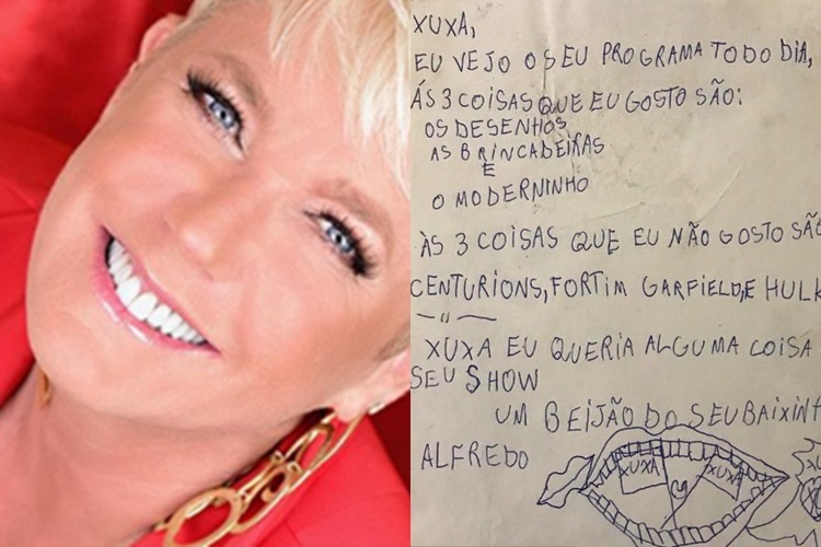 Após 34 anos, Xuxa responde carta de fã: ''Um pouco atrasada'' - Foto: Reprodução/Instagram/Montagem Área VIP