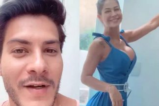 Nas redes sociais, Arthur Aguiar capricha nos elogios a ex-mulher, Mayra Cardi: ''Não sei o que ela não faz bem'' - Foto: Reprodução/Instagram