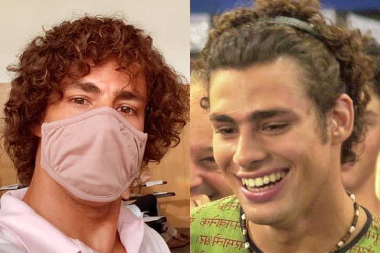 Cauã Reymond Cauã Reymond relembra personagem ao deixar cabelo crescer: ''Maumau, você voltou?'' - Foto: Reprodução/Instagram e Globo/ Montagem Área VIP