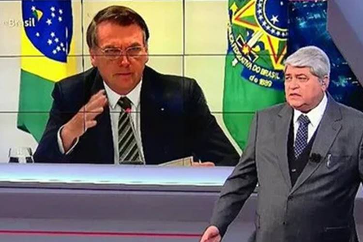 Ao falar sobre situação crítica da pandemia, Datena detona atual governo: "Bolsonaro não ajuda em nada'' - Foto: Reprodução/Band