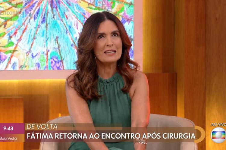 Fátima Bernardes/ Reprodução Rede Globo