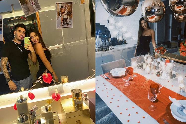 Ao comemorar primeiro ano de namoro com Gabriela Versiani, Kevinho organiza jantar romântico, mas esquece a comida - Foto: Reprodução/Instagram