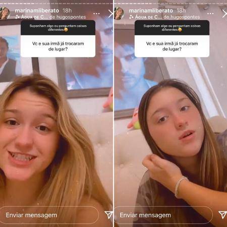 Filhas gêmeas de Gugu Liberato revelam que já trocaram de lugar em prova da escola: ''Ela fez meu teste de matemática'' - Foto: Reprodução/Instagram