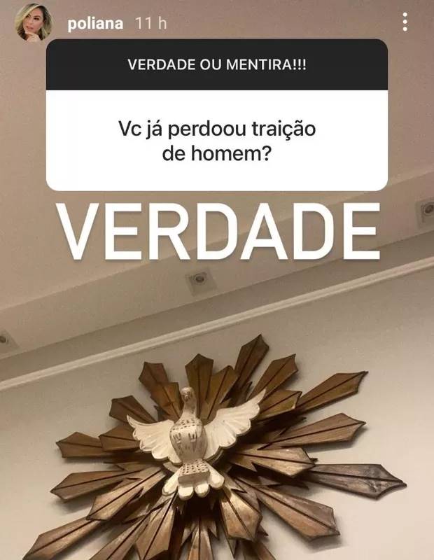 Nas redes sociais, Poliana Rocha abre o jogo e revela que já perdoou traição - Foto: Reprodução/Instagram