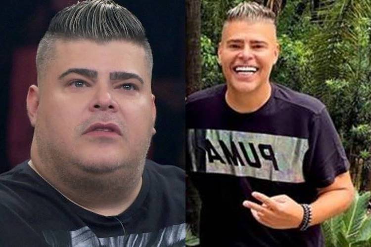 Irreconhecível, filho de cantora Vanusa, Rafael Vanucci, revela quantos kg perdeu após bariátrica - Foto: Reprodução/Rede Globo e Instagram/Montagem Área VIP