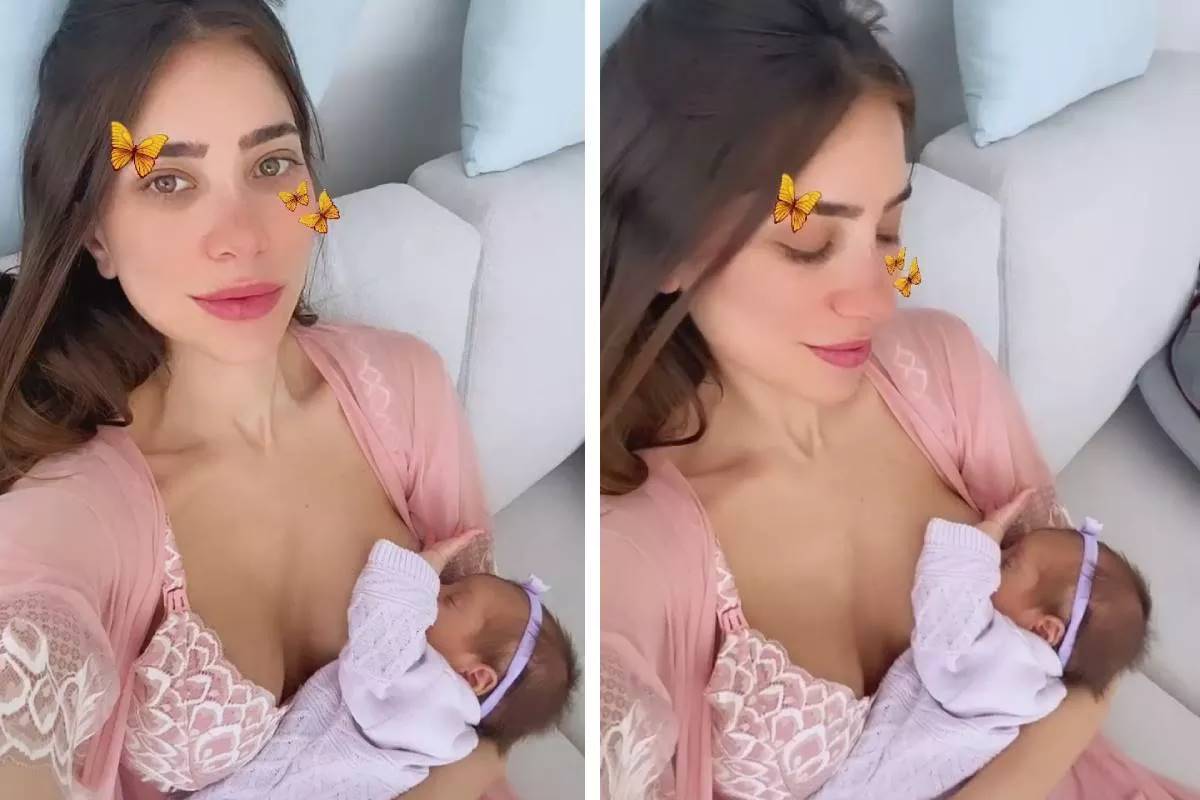 Após drama vivido em gestação, Romana Novais se derrete por filha com DJ Alok - Foto: Reprodução/Instagram