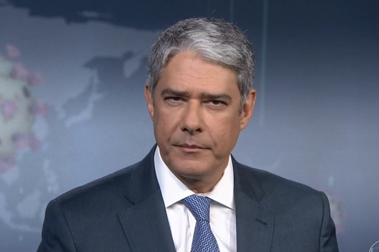 No JN, William Bonner revida Jair Bolsonaro, após declaração do presidente sobre “Brasil quebrado'' e escorrega no português - Foto: Reprodução/Rede Globo