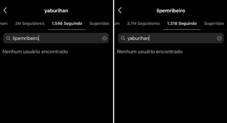 Após término de noivado, Lipe Ribeiro e Yá Burihan deixam de se seguir nas redes sociais - Foto: Reprodução/Instagram