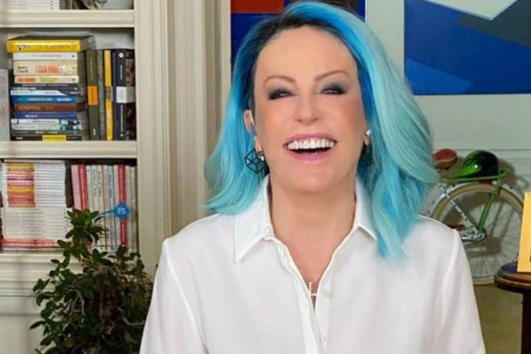 No ''Mais Você'' de hoje, Ana Maria Braga novamente muda de visual e é comparada a Katy Perry - Foto: Reprodução/Rede Globo