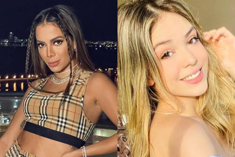 MC Melody não aceita Anitta gerenciando sua carreira no futuro e dispara: ''Vou estar bem mais à frente'' - Foto: Reprodução/ Instagram/ Montagem Área VIP