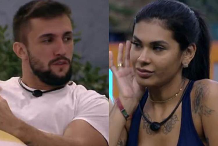 Arthur e Pocah - Reprodução Globoplay