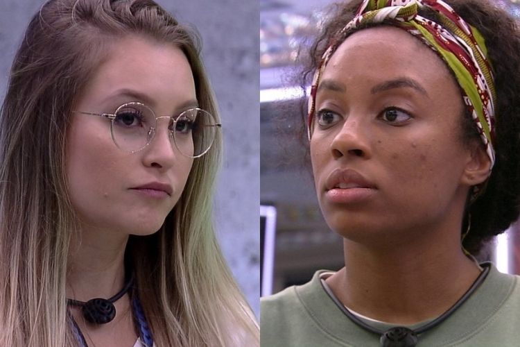 Carla Diaz e Lumena - Reprodução: Gshow Carla Diaz e Lumena - Reprodução: Gshow