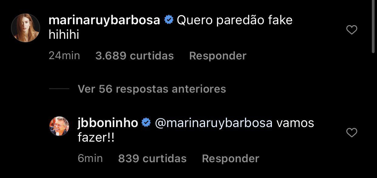 Print Instagram BBB 21: Boninho confirma que terá Paredão falso nesta edição - Foto: Reprodução/ Instagram