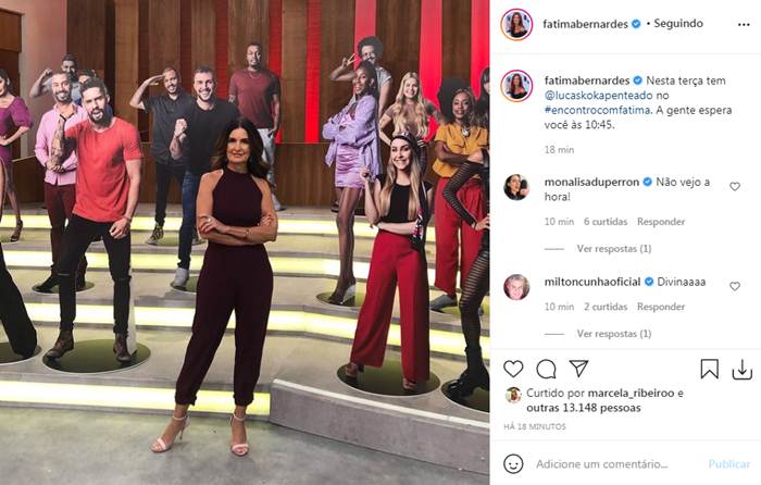 Fátima Bernardes - print Instagram