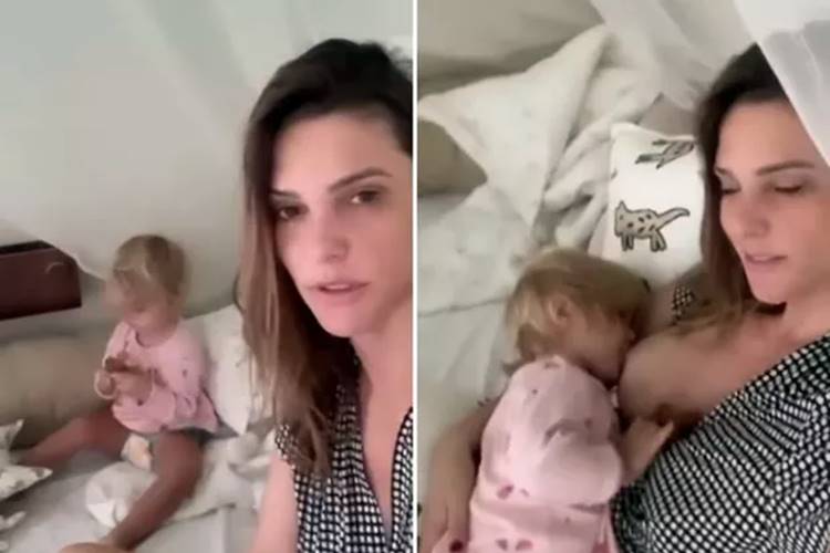 Fernanda Lima 'se muda' para quarto da caçula e faz desabafo sobre maternidade: "Quase não durmo" - Foto: Reprodução/Instagram