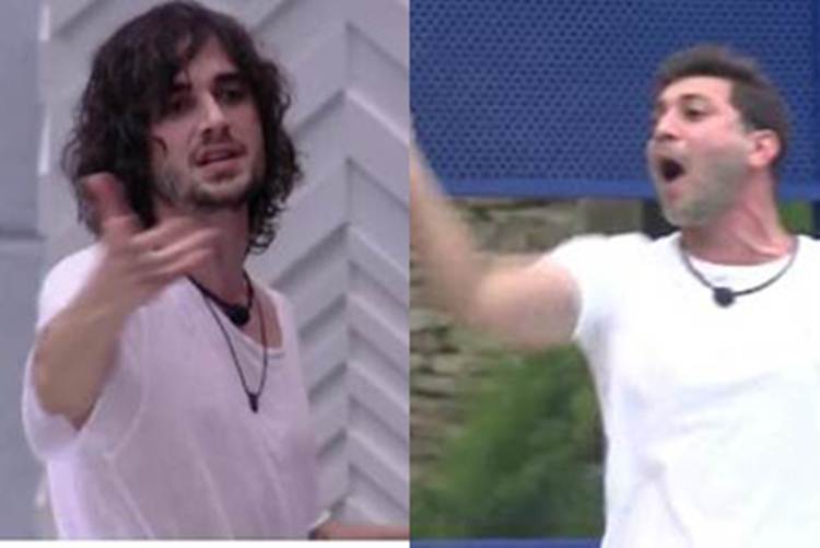 Fiuk e Caio simulam briga - Reprodução vídeo Gshow