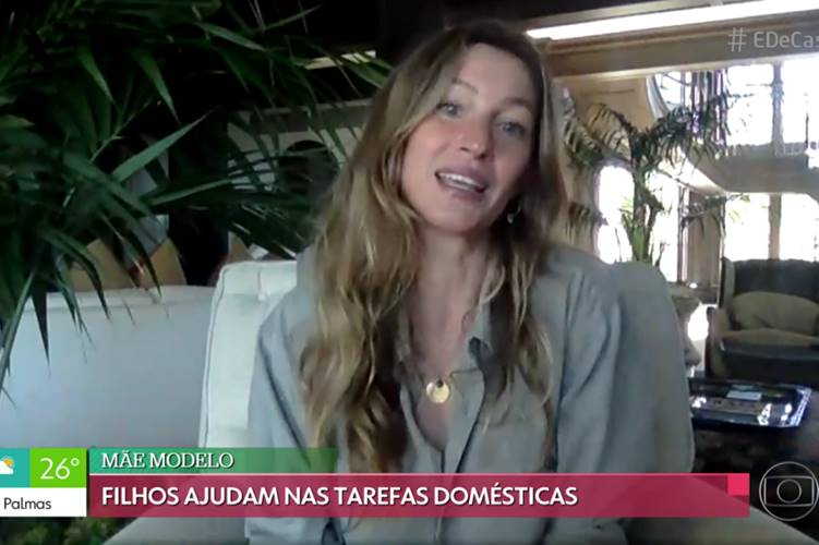 Gisele Bündchen/ Reprodução Globo