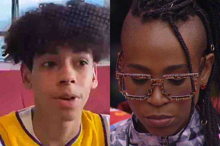 BBB 21: Após eliminação de Karol Conká, filho de rapper se manifesta - ''Não preciso pedir perdão pelos da minha mãe'' - Foto: Reprodução/ Rede Globo/ Montagem Área VIP