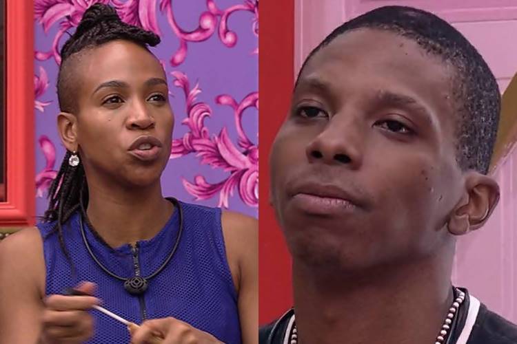 Karol Conká e Lucas Penteado BBB 21: Após trégua, Karol Conká volta a falar mal de Lucas Penteado - ''Soberbo'' - Foto: Reprodução/Rede Globo/ Montagem Área VIP