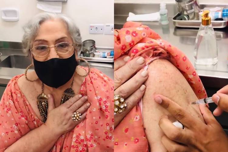 Mamma Bruschetta Em São Paulo, Mamma Bruschetta é vacinada contra a Covid-19 - Foto: Reprodução/ Instagram/ Montagem Área VIP