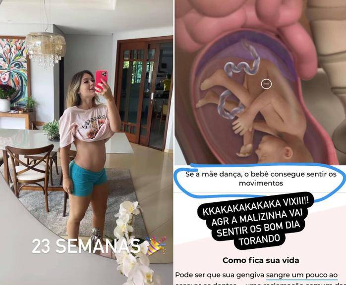 A espera de Maria Alice, Virginia Fonseca comemora o sexto mês de gravidez - Foto: Reprodução/Instagram