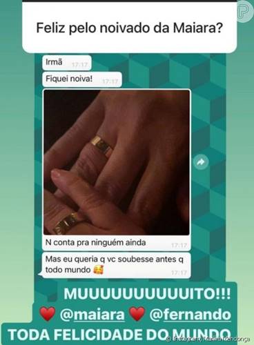 Marilia Mendonça se incomoda com fãs cobrarem casamento e questiona: "Que pressa é essa?" - Foto: Reprodução/ WhatsApp, print