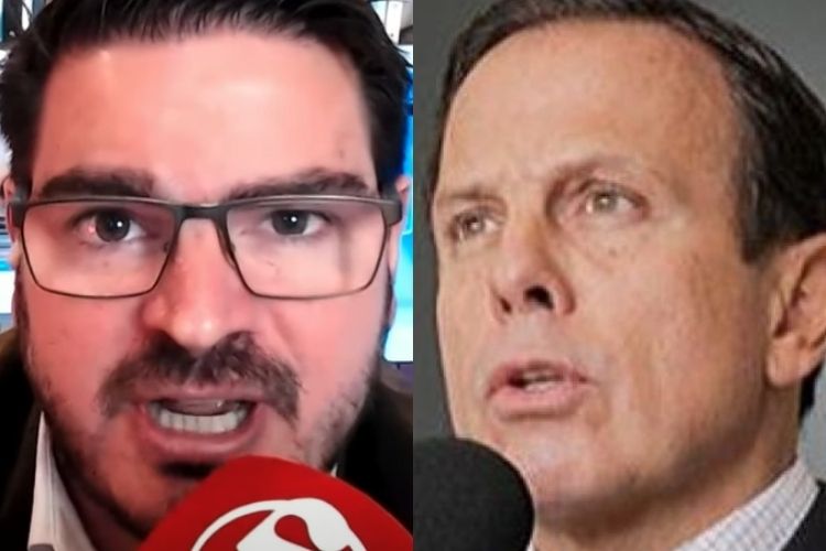 Rodrigo Constantino e João Doria - Reprodução: YouTube Rodrigo Constantino e João Doria - Reprodução: YouTube