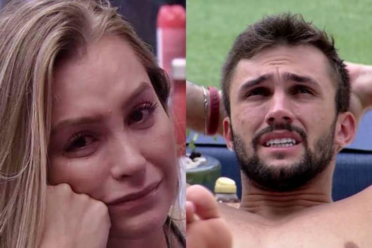 Carla Diaz e Arthur BBB21: Após nova discussão de relacionamento com Arthur, Carla Diaz desabafa - ''Esgotada mentalmente'' - Foto: Rede Globo/Montagem Área VIP