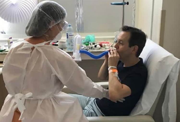 Celso Zucatelli em tratamento - Instagram